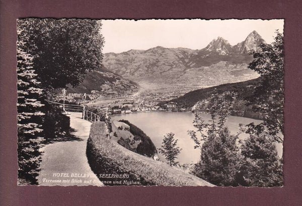 SEELISBERG - Blick auf Brunnen und Mythen