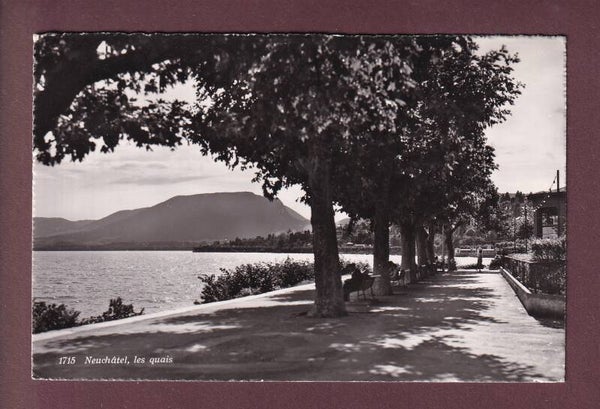 NEUCHÂTEL - Les Quais - 1951