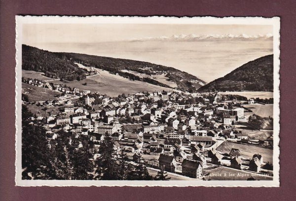 SAINTE-CROIX et les Alpes - 1941