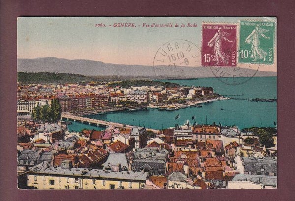 GENEVE - La Rade - 1928
