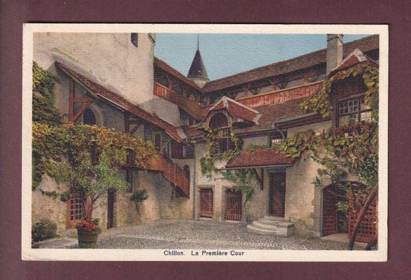 Château de CHILLON - Première Cour - 1938