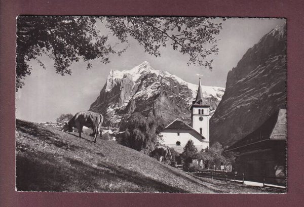 GRINDELWALD - Kirche - Wetterhorn - 1952