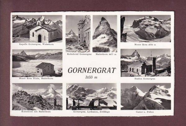 GORNERGRAT - 9 Bilder - 1960