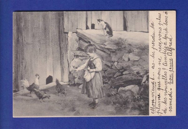ENFANT - Avec les poules