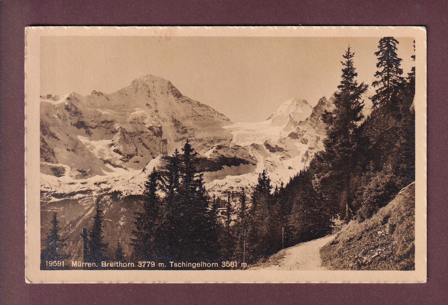 MÜRREN - Breithorn - Tschingelhorn - 1912