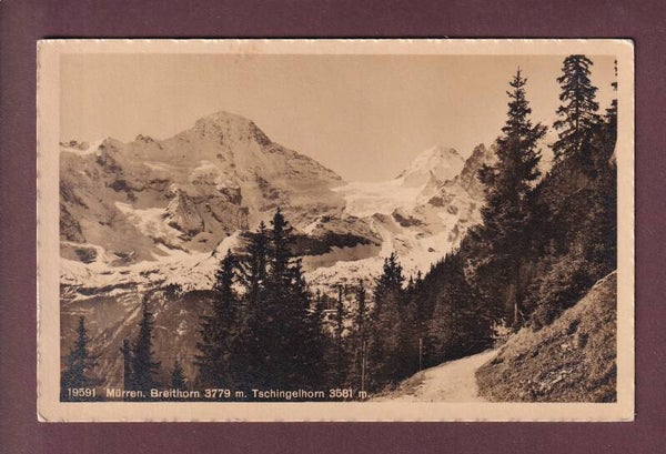 MÜRREN - Breithorn - Tschingelhorn - 1912