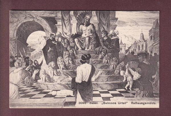 BASEL - Rathausgemälde - 1908
