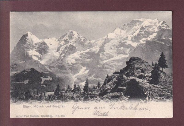 EIGER - MÖNCH - JUNGFRAU - 1901