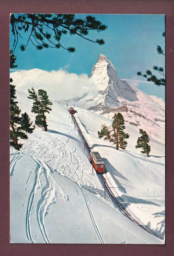 GORNERGRATBAHN . Matterhorn - 1966