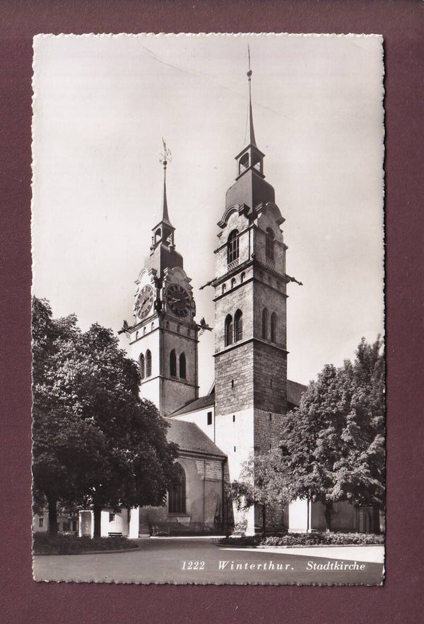 WINTERTHUR - Stadtkirche - 1955 // leicht gefaltet //