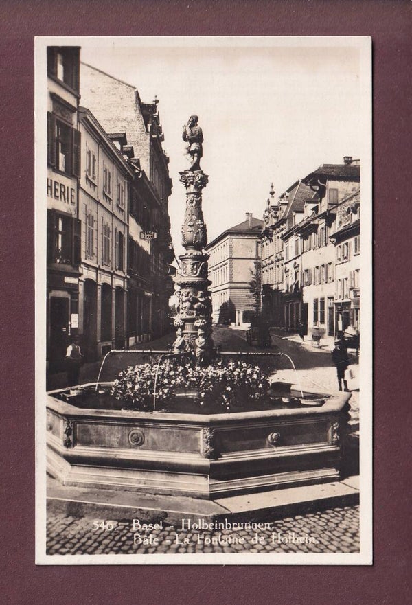 BASEL - Holbeinbrunnen - 1931