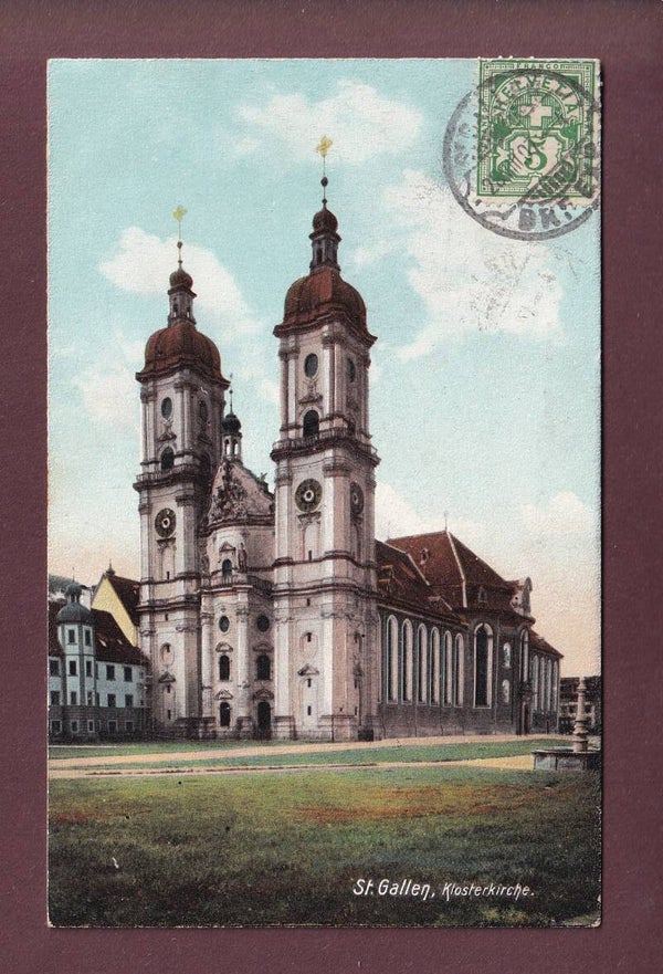 ST. GALLEN - Klosterkirche - 1907