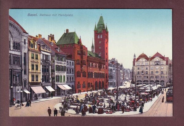 BASEL - Rathaus - Marktplatz