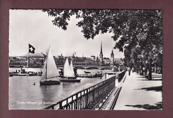 ZÜRICH - Utoquai und Quaibrücke