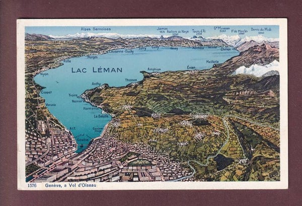 GENEVE à vol d'oiseau