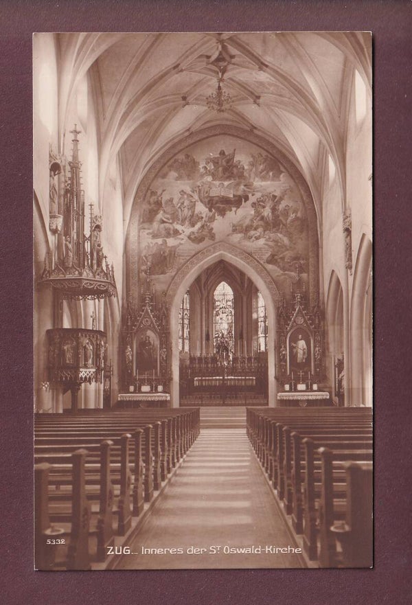 ZUG - Inneres der St. Oswald-Kirche