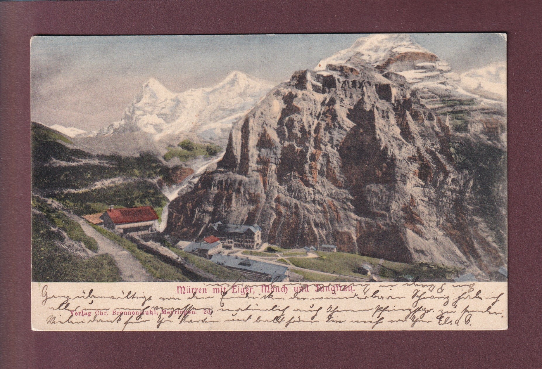 MÜRREN - Eiger - Mönch - Jungfrau - 1903