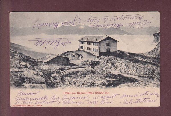 Hôtel am GEMMI-PASS - 1903