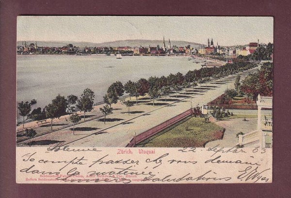 ZÜRICH - Utoquai - 1903