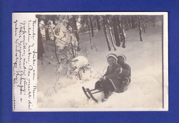 ENFANT - Photo - Dans la neige - Luge