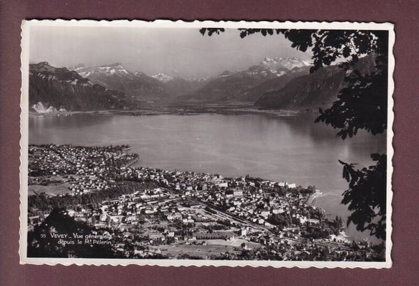 VEVEY depuis le Mont Pèlerin - 1956