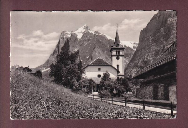 GRINDELWALD - Kirche - Wetterhorn - 1944