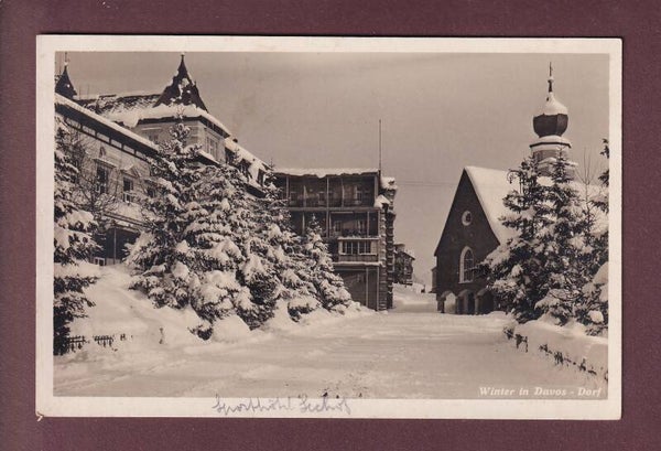 Winter im DAVOS-DORF - 1933