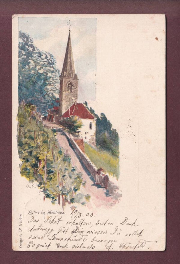 Eglise de MONTREUX - 1903 Vouga