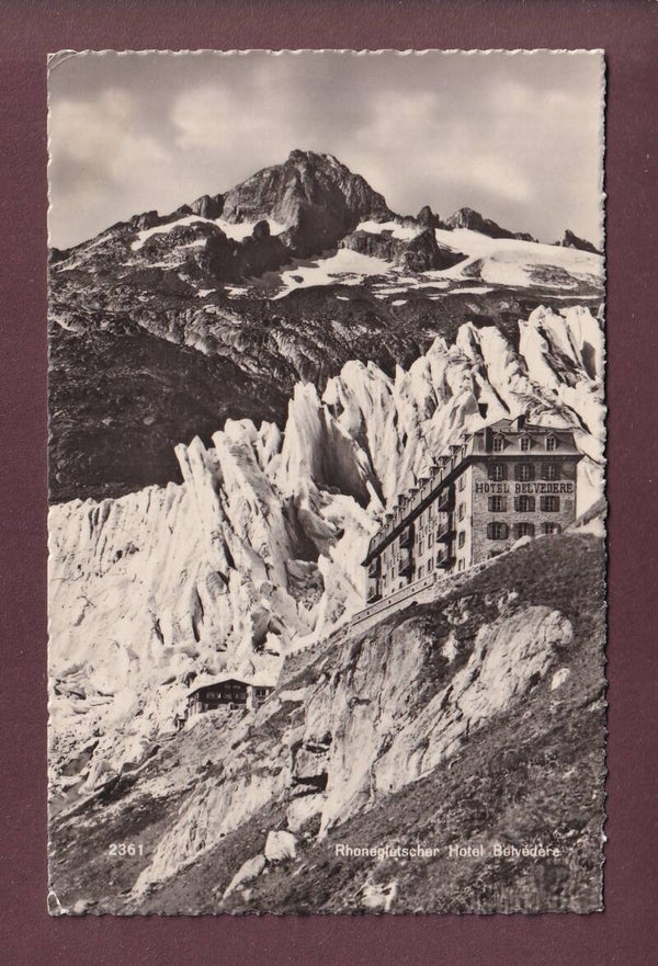 RHONEGLETSCHER - Hotel Belvédère - 1951