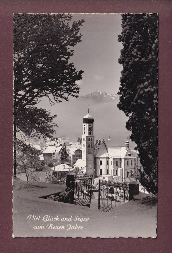 SACHSELN unter Schnee - Kirche - 1951