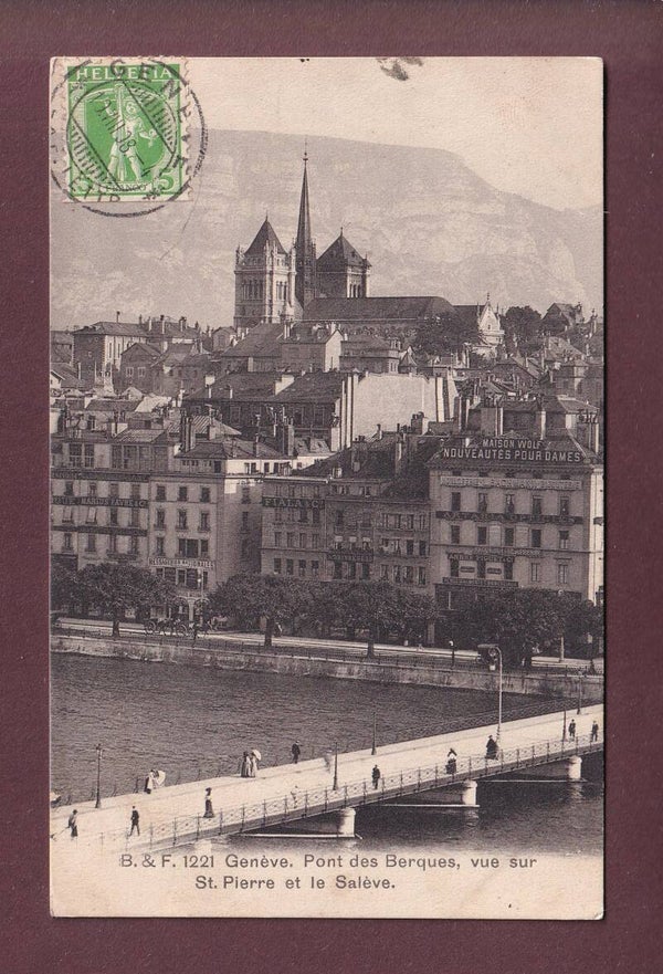 GENEVE - Maison Wolf - St. Pierre - 1908