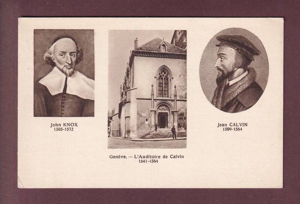 GENEVE - Auditoire Calvin