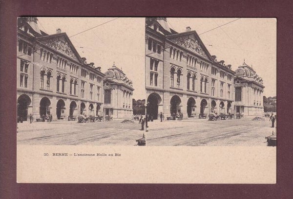 BERNE - Ancienne Halle au Blé - Carte stéréo