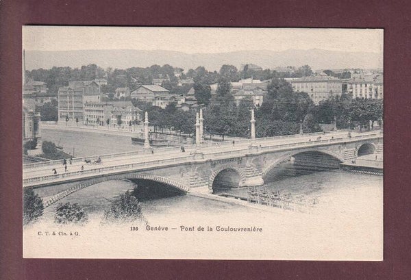 GENEVE - Pont de la Coulouvrenière