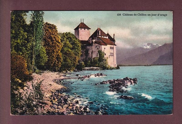 Château de CHILLON un jour d'orage