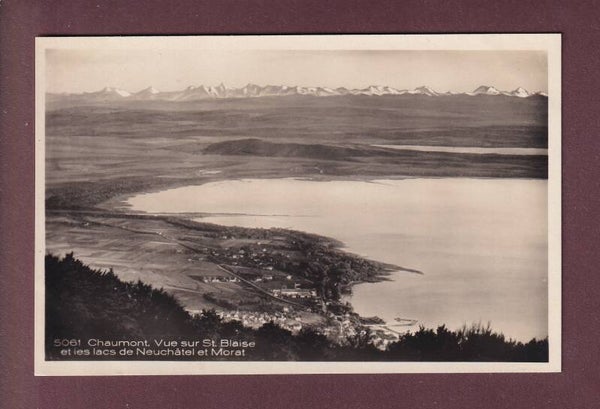 CHAUMONT - Vue sur St. Blaise