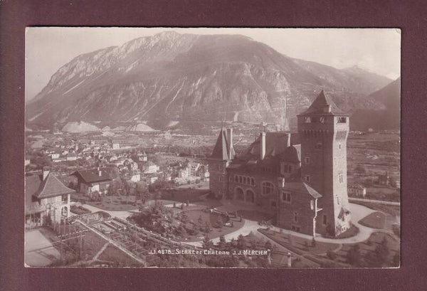 SIERRE - Château J.J. Mercier // pli d'angle //
