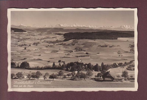 RÜTTIHUBELBAD i. E. und die Alpen - 1931