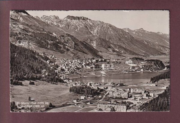 ST. MORITZ-BAD und DORF - 1947