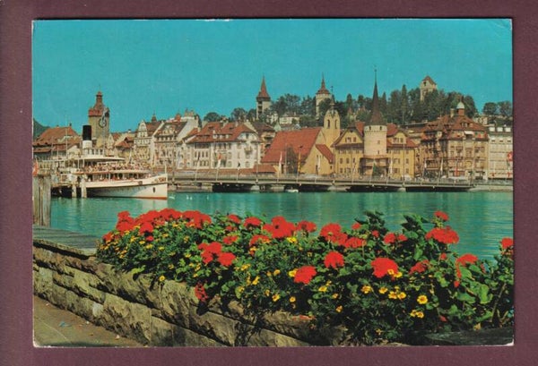 LUZERN - Seebrücke - Schiff - 1965 // Eckbug //