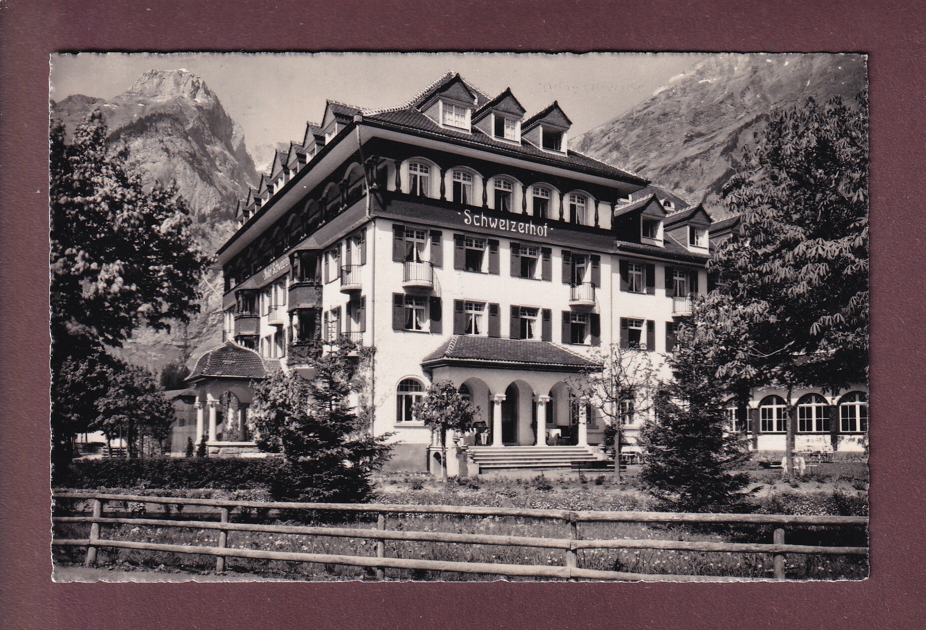 KANDERSTEG - Hotel Schweizerhof - 1952