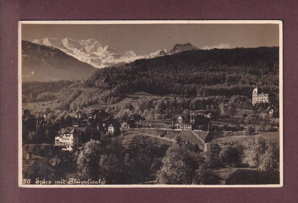 SPIEZ mit Blümlisalp - 1928