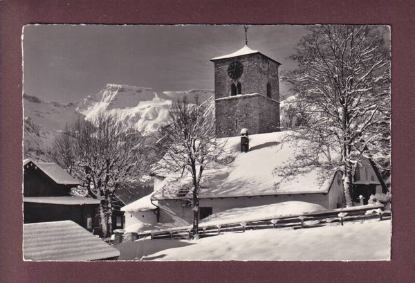 ADELBODEN - Kirche unter Schnee