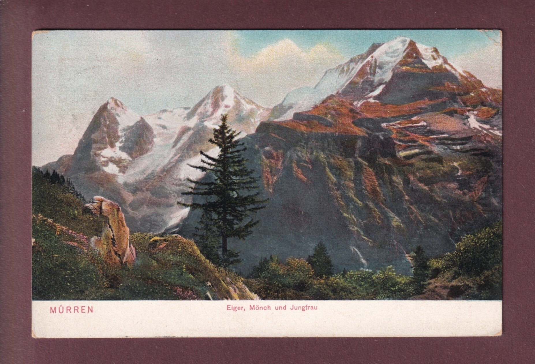 MÜRREN - Eiger - Mönch - Jungfrau - 1908