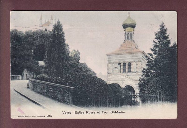 VEVEY - Eglise Russe - 1927