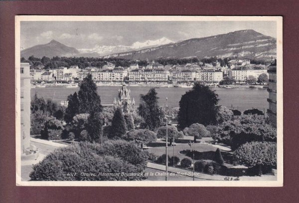 GENEVE - Monument Brunswick - 1939
