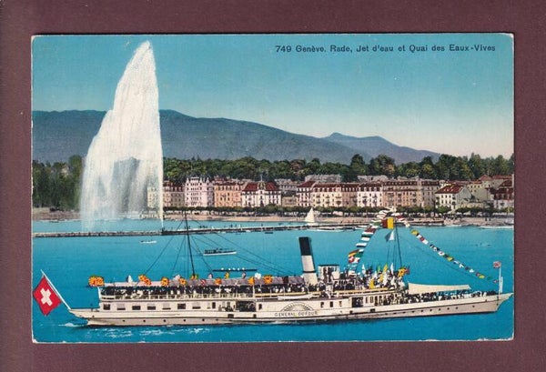 GENEVE - Bateau CGN GENERAL DUFOUR - 1930