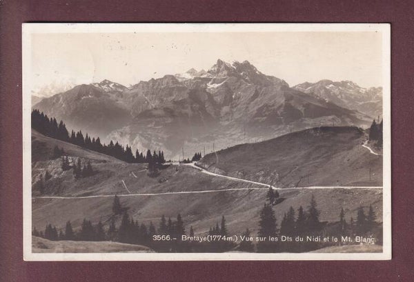 BRETAYE - Dents du Midi - 1929