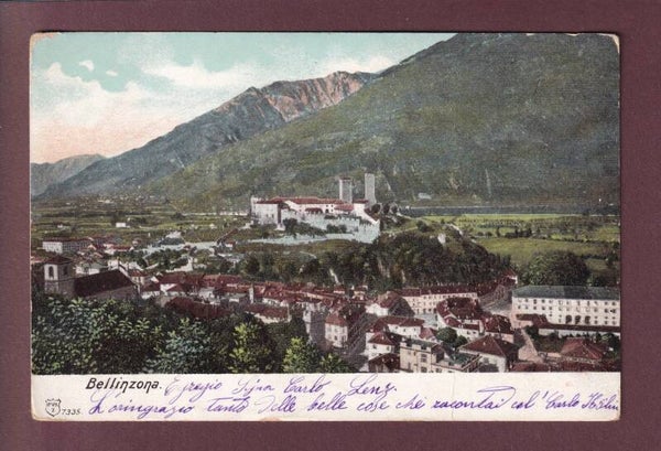 BELLINZONA - 1904 // pli //