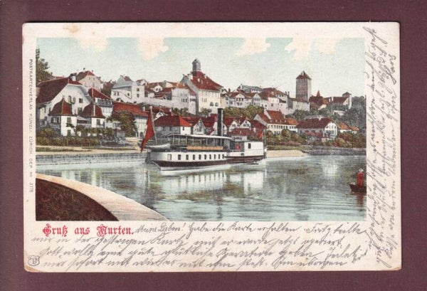 Gruss aus MURTEN - Schiff - 1901